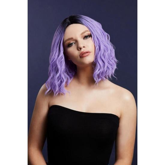 Peluca Fever Cara, mezcla de dos tonos, Violeta Peluca Fever Cara, mezcla de dos tonos, Violeta