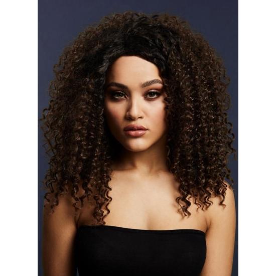 Peluca Fever Lizzo, Castaño oscuro Peluca Fever Lizzo, Castaño oscuro