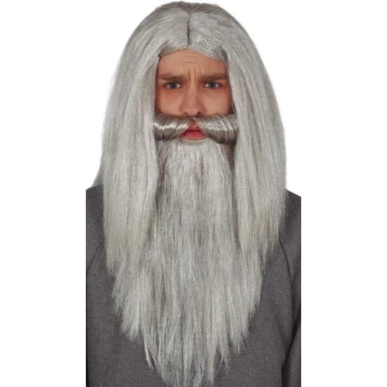 Peluca Gandalf el Gris para adultos Peluca Gandalf el Gris para adultos