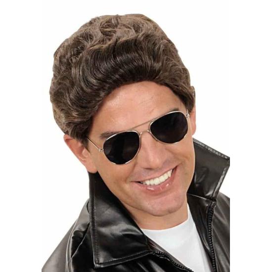 Peluca Grease Castaña Chico Malo Peluca Grease Castaña Chico Malo