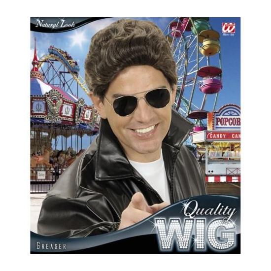 Peluca Grease Castaña Chico Malo Peluca Grease Castaña Chico Malo