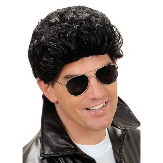 Peluca Grease Negra de Chico Malo Peluca Grease Negra de Chico Malo