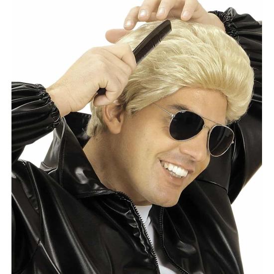 Peluca Grease Rubia de Chico Malo . Peluca Grease Rubia de Chico Malo .