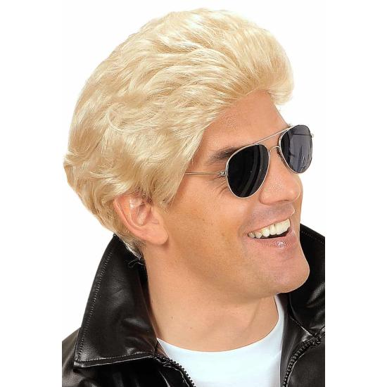 Peluca Grease Rubia de Chico Malo . Peluca Grease Rubia de Chico Malo .