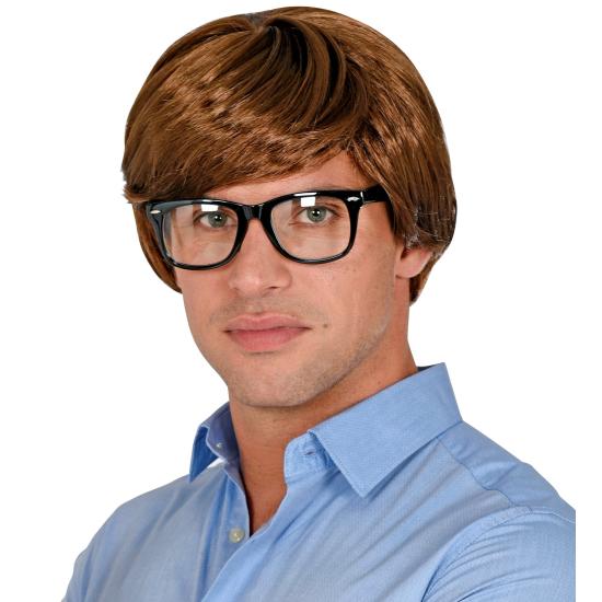 Peluca Hombre Retro Estilo Intelectual – 4 Colores Disponibles Peluca Hombre Retro Estilo Intelectual – 4 Colores Disponibles