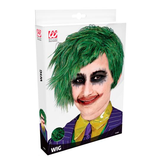 Peluca Infantil Verde Estilo Joker - Complemento para Disfraces de Batman Peluca Infantil Verde Estilo Joker - Complemento para Disfraces de Batman