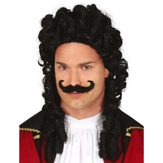 Peluca larga y rizada de Capitán pirata Garfio Peluca larga y rizada de Capitán pirata Garfio