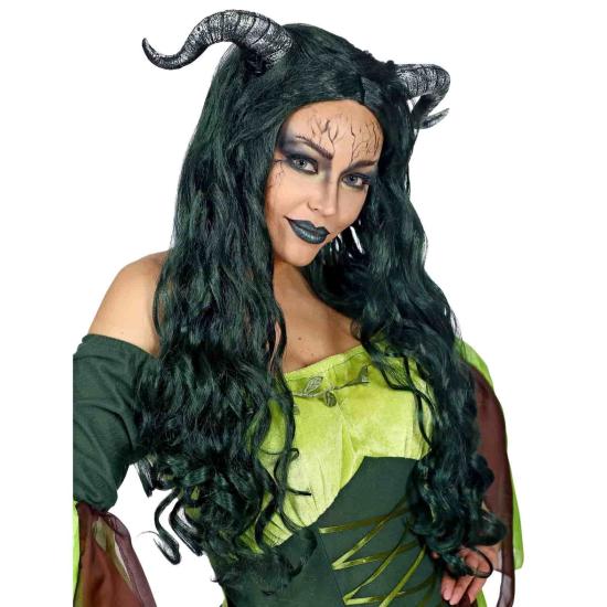 Peluca de Maléfica con Cuernos Peluca de Maléfica con Cuernos