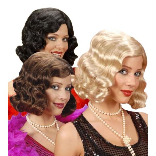 Peluca media melena Años 20 Peluca media melena Años 20