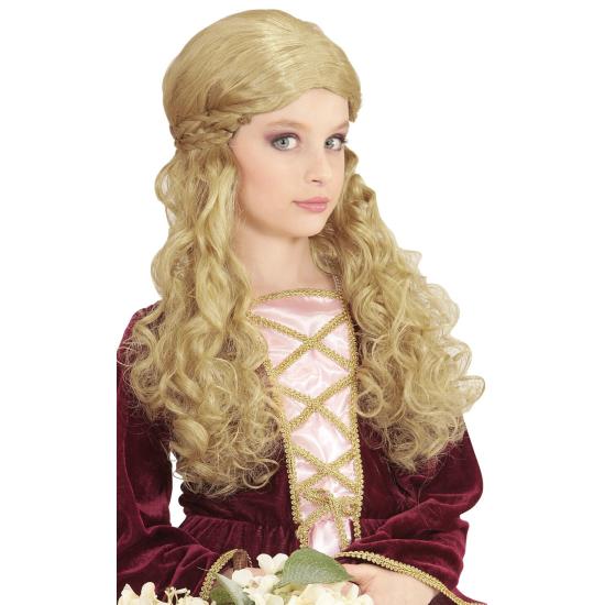 Peluca Medieval Rubia infantil Peluca Medieval Rubia infantil