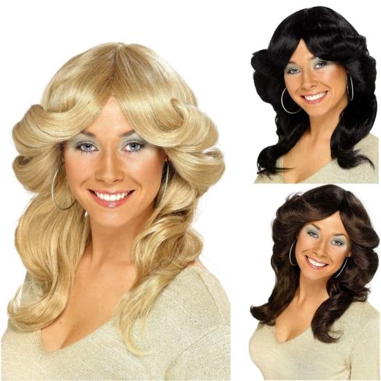 Peluca Melena Años 70 en varios colores Peluca Melena Años 70 en varios colores