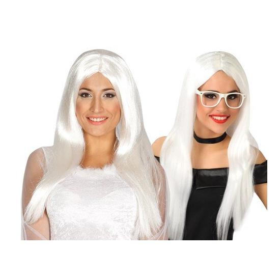 Peluca melenas blancas fashion Peluca melenas blancas fashion