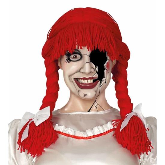 Peluca Muñeca Roja con Coletas Peluca Muñeca Roja con Coletas