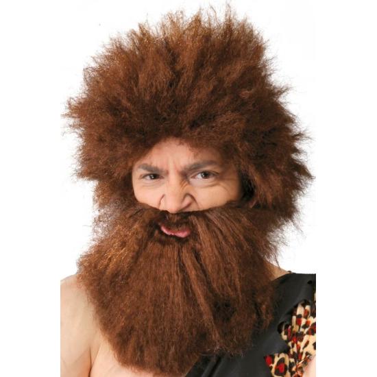 Peluca Náufrago o Cavernícola Barba Peluca Náufrago o Cavernícola Barba