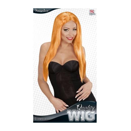 Peluca para disfraces Glamour Naranja Peluca para disfraces Glamour Naranja