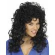 Peluca para disfraz Atractiva Negra. Peluca para disfraz Atractiva Negra.