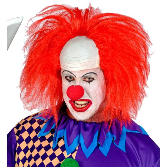 Peluca Payaso Calvo con Pelo Rojo - Disfraz de Circo y Payaso de Terror Peluca Payaso Calvo con Pelo Rojo - Disfraz de Circo y Payaso de Terror