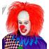Peluca Payaso Calvo con Pelo Rojo - Disfraz de Circo y Payaso de Terror Peluca Payaso Calvo con Pelo Rojo - Disfraz de Circo y Payaso de Terror