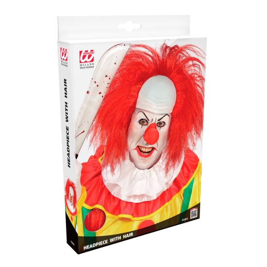 Peluca Payaso Calvo con Pelo Rojo - Disfraz de Circo y Payaso de Terror Peluca Payaso Calvo con Pelo Rojo - Disfraz de Circo y Payaso de Terror