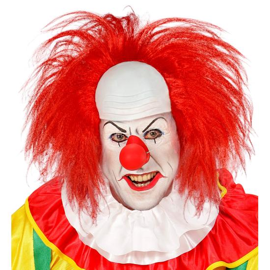 Peluca Payaso Calvo con Pelo Rojo - Disfraz de Circo y Payaso de Terror Peluca Payaso Calvo con Pelo Rojo - Disfraz de Circo y Payaso de Terror