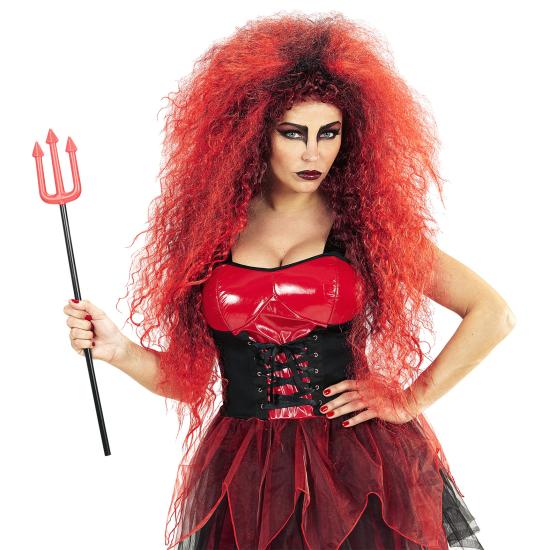 Peluca Peinado Gigante Roja: volumen extremo para un look infernal Peluca Peinado Gigante Roja: volumen extremo para un look infernal