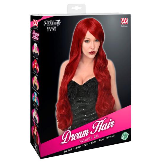 Peluca Espiral Pelirroja Larga Cosplay Peluca Espiral Pelirroja Larga Cosplay