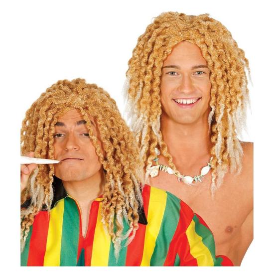 Peluca Rastas Rubia .. Peluca Rastas Rubia ..