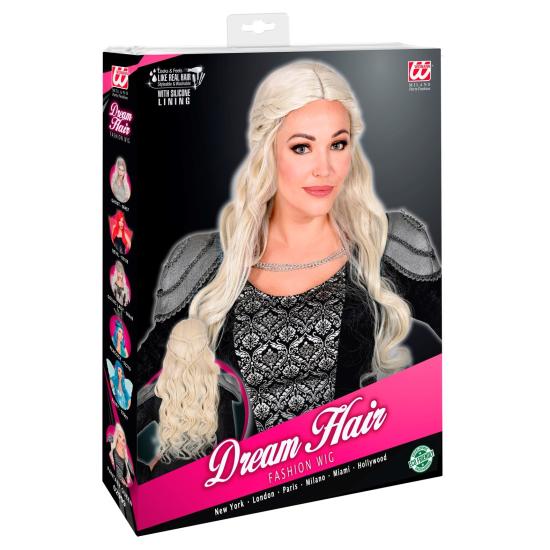 Peluca Reina Medieval Rubia Lujo Peluca Reina Medieval Rubia Lujo