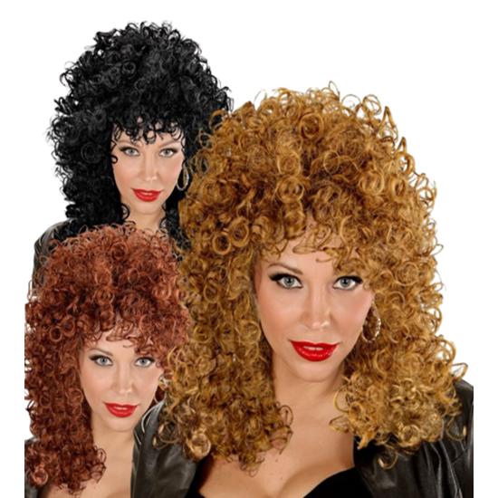 Peluca Rizada Estilo Años 80 Peluca Rizada Estilo Años 80