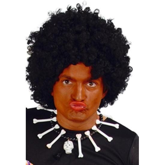 Peluca rizos negra para disfraces Peluca rizos negra para disfraces