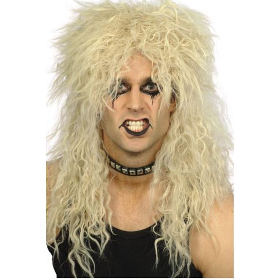 Peluca rocker rubio para hombre ^ Peluca rocker rubio para hombre ^