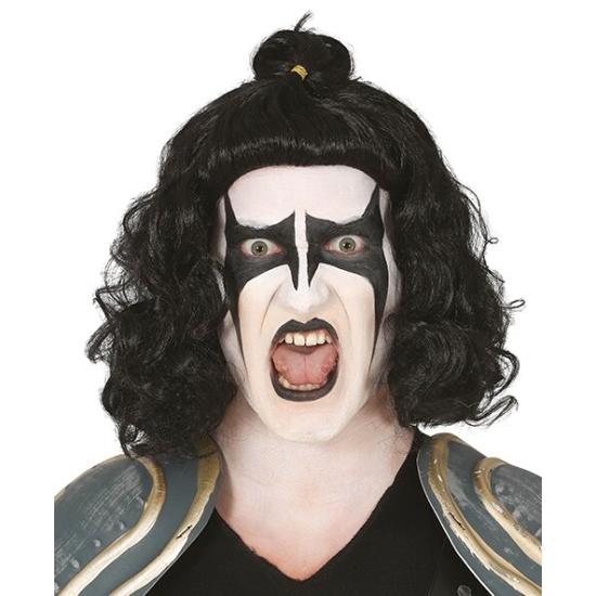 Peluca Rockero Kiss para adulto Peluca Rockero Kiss para adulto