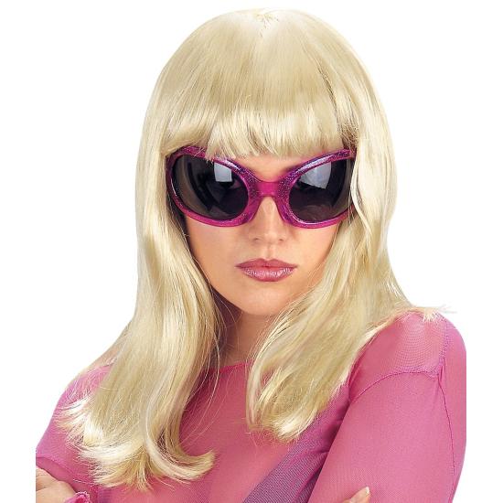 Peluca rubia Lisa con Flequillo estilo Peluca rubia Lisa con Flequillo estilo