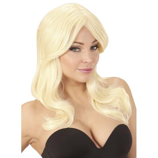 Peluca Rubia Ondulada Premium Peluca Rubia Ondulada Premium