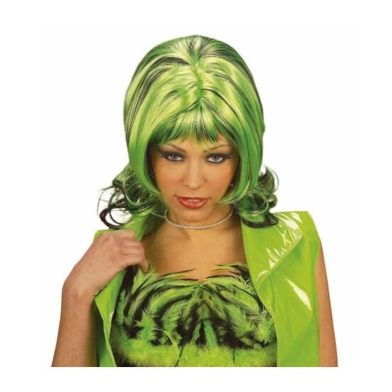 Peluca Sharona color Verde Peluca Sharona color Verde