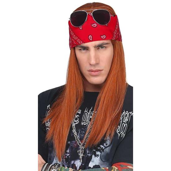 Peluca Super Estrella Rock con Gafas. Peluca Super Estrella Rock con Gafas.