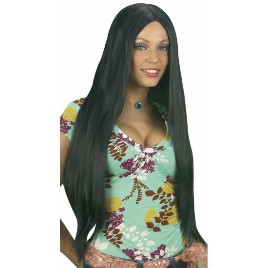 Peluca Super Larga color negra Peluca Super Larga color negra