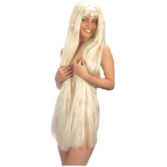 Peluca Extralarga Rubia 100 cms Peluca Extralarga Rubia 100 cms