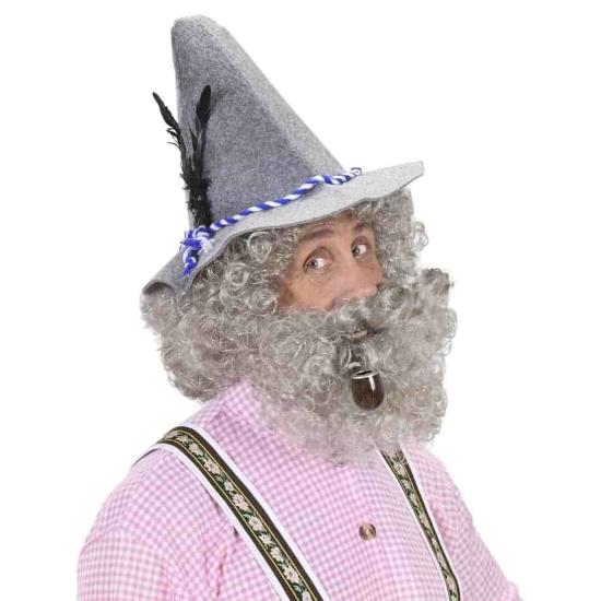 Peluca y Barba Gris para disfraz Peluca y Barba Gris para disfraz