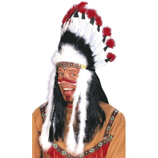 Penacho de jefe indio . Penacho de jefe indio .