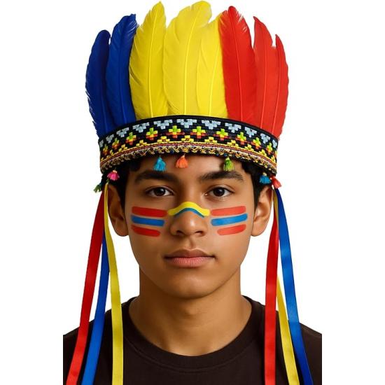 Penacho de Plumas Multicolor Penacho de Plumas Multicolor