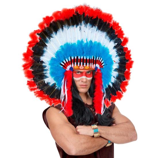 Penacho indio con Malabu  Lujo Penacho indio con Malabu  Lujo