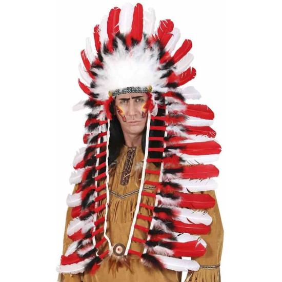 Penacho indio de 110 cm Lujo  . Penacho indio de 110 cm Lujo  .