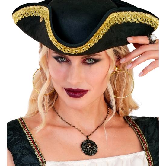 Pendientes de Aro Dorados Clip-On – Accesorio de Disfraz Gipsy, Pirata o Adivina (6 cm) | Widmann Pendientes de Aro Dorados Clip-On – Accesorio de Disfraz Gipsy, Pirata o Adivina (6 cm) | Widmann