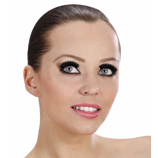 Pestañas Largas Negras disfraces. Pestañas Largas Negras disfraces.