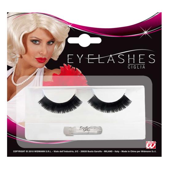 Pestañas Largas Negras disfraces. Pestañas Largas Negras disfraces.