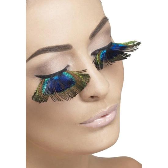 Pestañas Purpura Plumas Pavo Real Pestañas Purpura Plumas Pavo Real