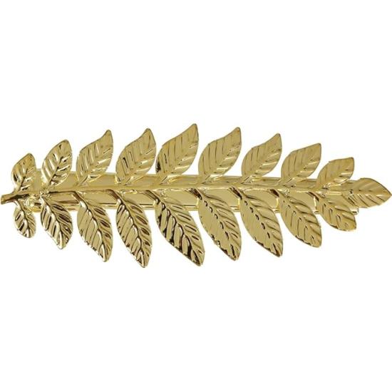 Pinza de Pelo Laurel Metálica Dorada – Accesorio de Disfraz para Fiestas de Época, Carnaval y Halloween Pinza de Pelo Laurel Metálica Dorada – Accesorio de Disfraz para Fiestas de Época, Carnaval y Halloween