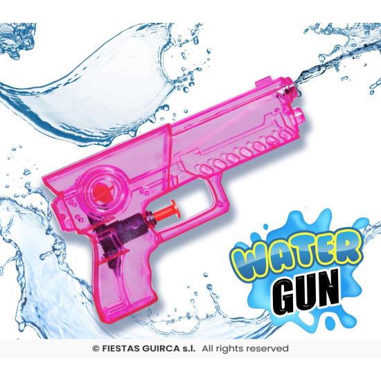 Pistola de Agua Transparente (17 cm) - Juguete para Fiestas de Verano y Graduación Pistola de Agua Transparente (17 cm) - Juguete para Fiestas de Verano y Graduación