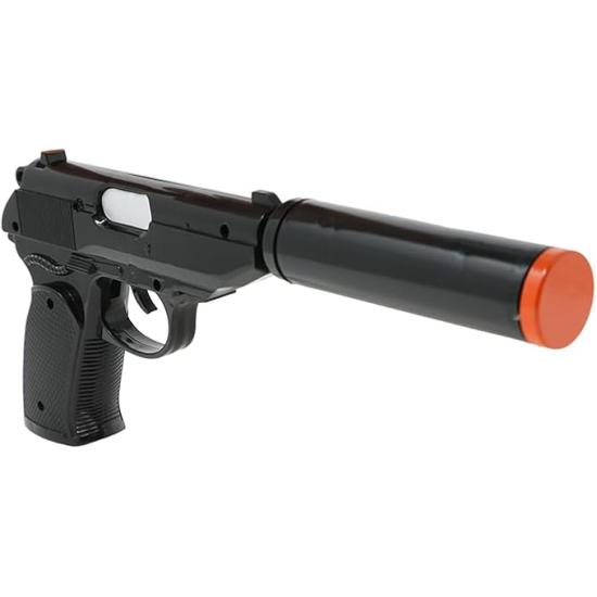 Pistola de Juguete con Silenciador (25 cm)